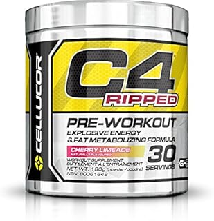Cellucor C4 Ripped Pre Workout Powder, Thermogenic Fat Burner, Energy & Weight Loss