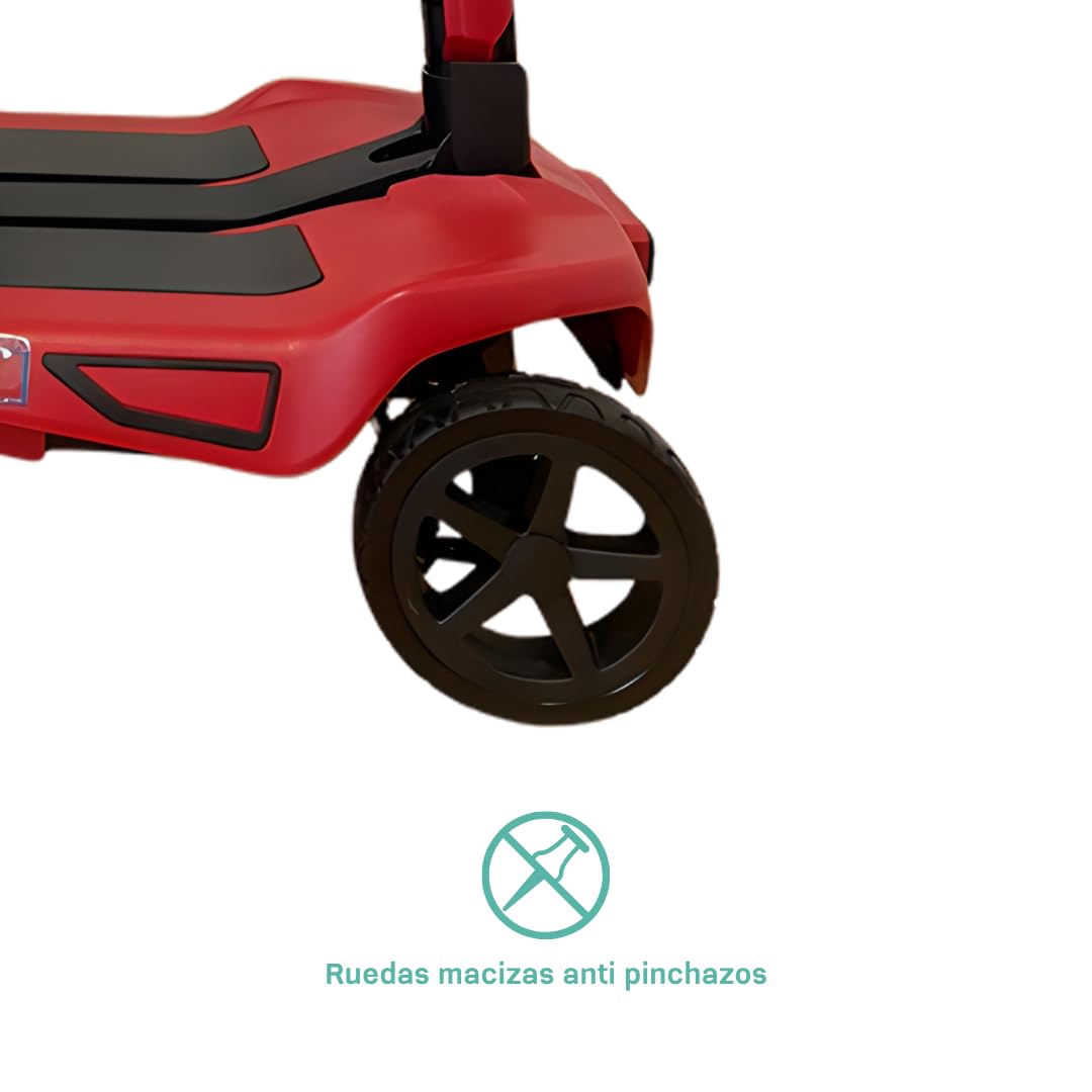 Scooter disabili pieghevole leggero MAS – 2 motori 270 W brushless, fino a 35 km autonomia, compatto e facile da trasportare, 2 batterie al litio rimovibili, ideale per anziani