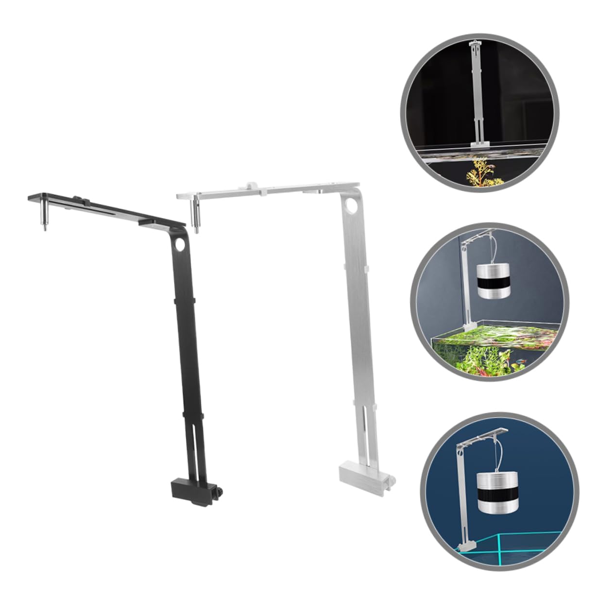 2piezas Soportes Para Iluminación De Acuario Accesorios De Acuario Fácil Instalación