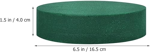 Miniatura 2 de GANAZONO Bloques redondos de espuma floral, bloques de flores artificiales, espuma floral seca para flores artificiales, suministros de arreglos