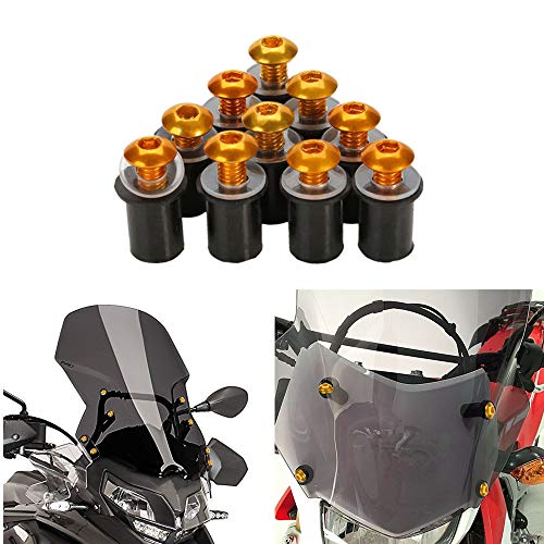 Parabrezza bullone, OSAN 10Pz Universale CNC Moto