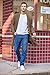 COOFANDY Mens Shawl Collar Long Cardigan Knit Ruffle Fashion Sweater Drape Cape Brown