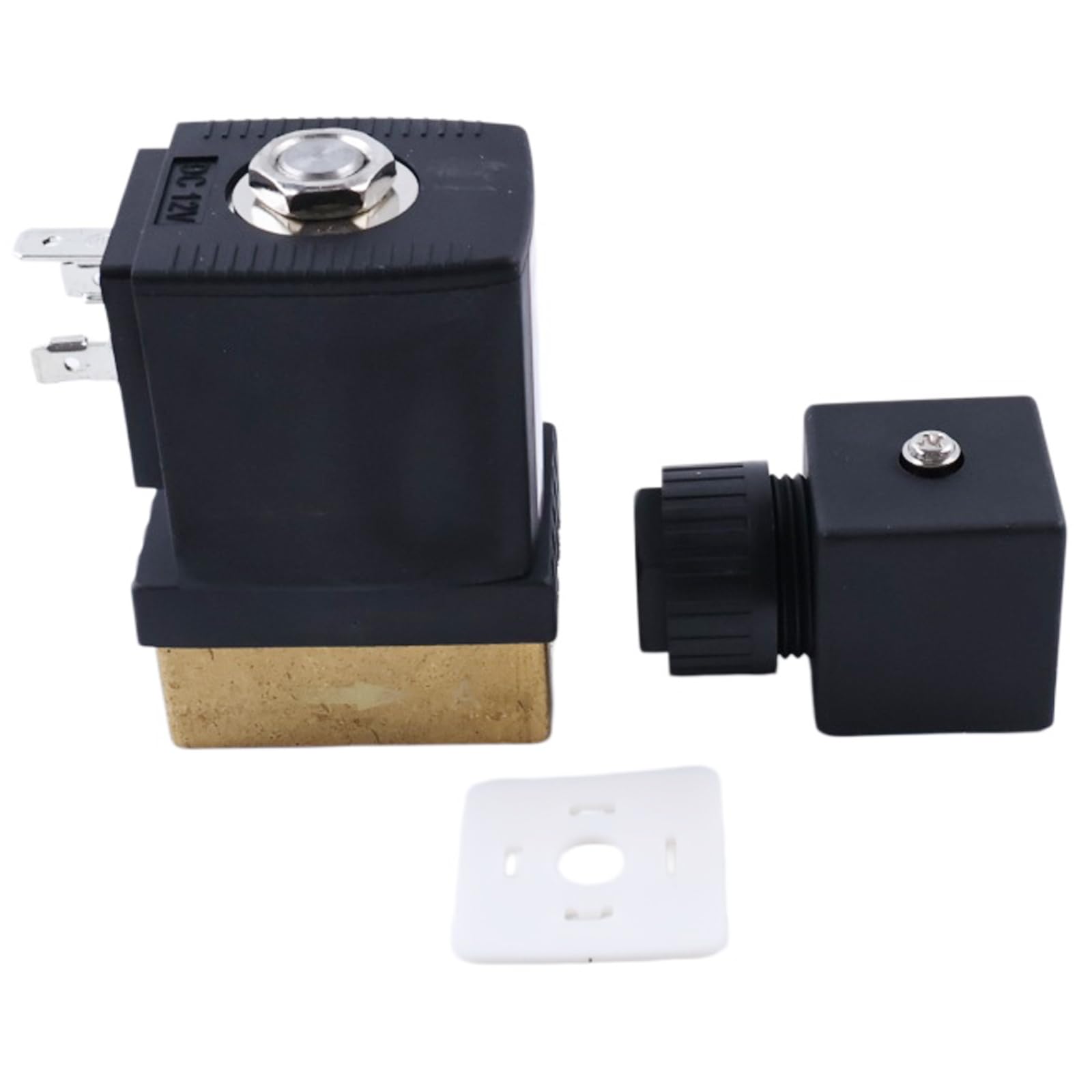 ZTUOAUMA 12V DC 5mm Orific Fuel Solenoid 0F4481 Compatible with Generac Generators Engines