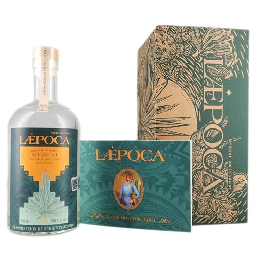LÆPOCA | Mezcal of the Year 2023 & IWSC Prämiert | Von Mexiko in die Alpen | Mezcal der attraktive Bruder eines exklusiven Tequilas | Handgefertigt | Espadín & Joven & Artesanal | 500ml & 38% vol.