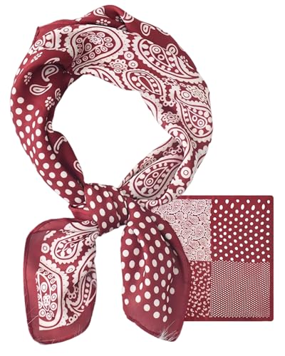 Womens Large Bandanas Paisley Square Scarf Handbag Headwear for Women(28 inch * 28 inch)