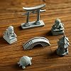 DOITOOL Mini-Steingarten-Deko, 8-teiliges Set Mit Zen-Bergen Aus Kunstharz | Für Bonsai, Tischdekoration & Mini-Gärten