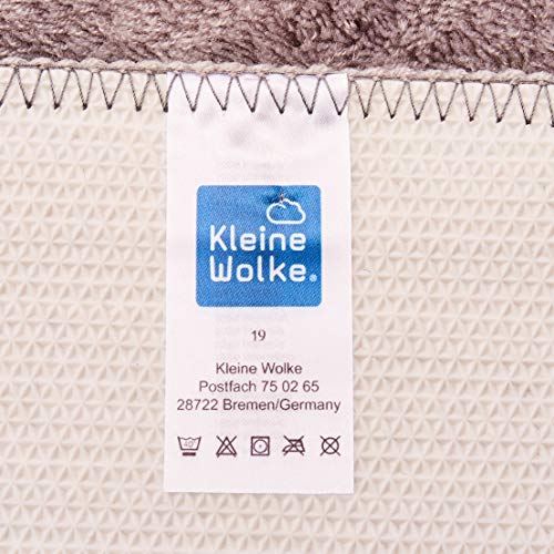 Kleine Wolke Bath mat Dakota 55x65cm in platinum, Polyacrylic, 55 x 65 x 1 cm