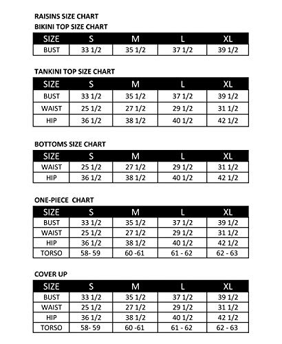Raisins Top de biquíni juvenil Torquay estampado Agua com aro, Torquay, M