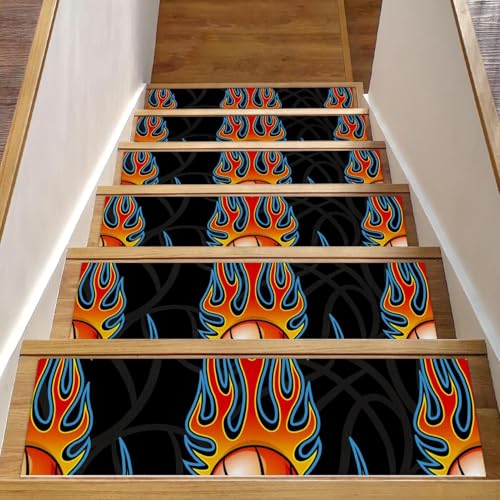 Tapis d'escalier Basketball 76x20 cm : protégez vos proches des chutes - 2