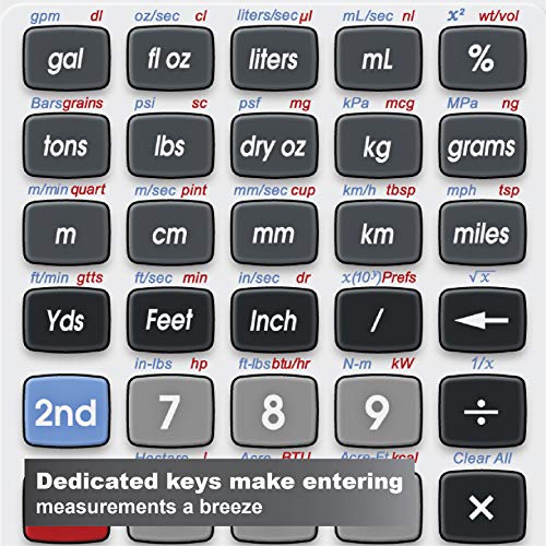 Calculated Industries 8030 Conversioncalc Plus Ultimate Professional Conversion Calculator Tool For Health Care Workers, Scientists, Pharmacists, Nutritionists, Lab Techs, Engineers And Importers #TOP3