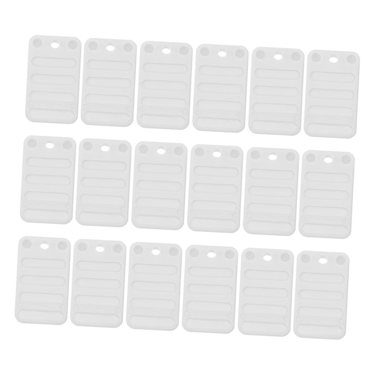 SEWACC 18Pcs Multifunctional Furniture Shims for Leveling Uneven Surfaces Durable Table Leg Pads and Gap Fillers for Home Office and Restaurant Use Height