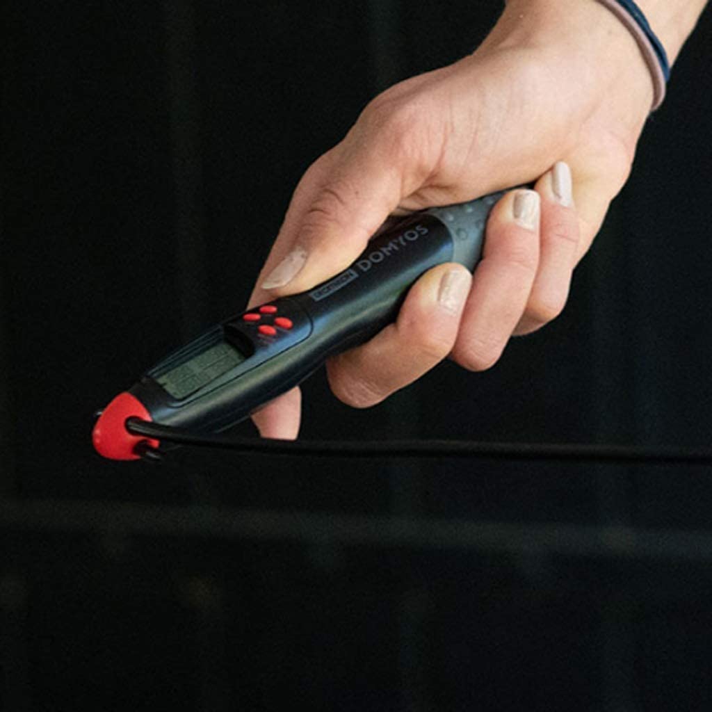 Comba Cuerda Saltar cuerda saltar comba Cuerdas Para Saltar Con Contador Portátil Antideslizante Ajustable Cuerda Para Saltar LED Digital Integrado Fitness Interior Cuerda saltar Cuerda para Saltar