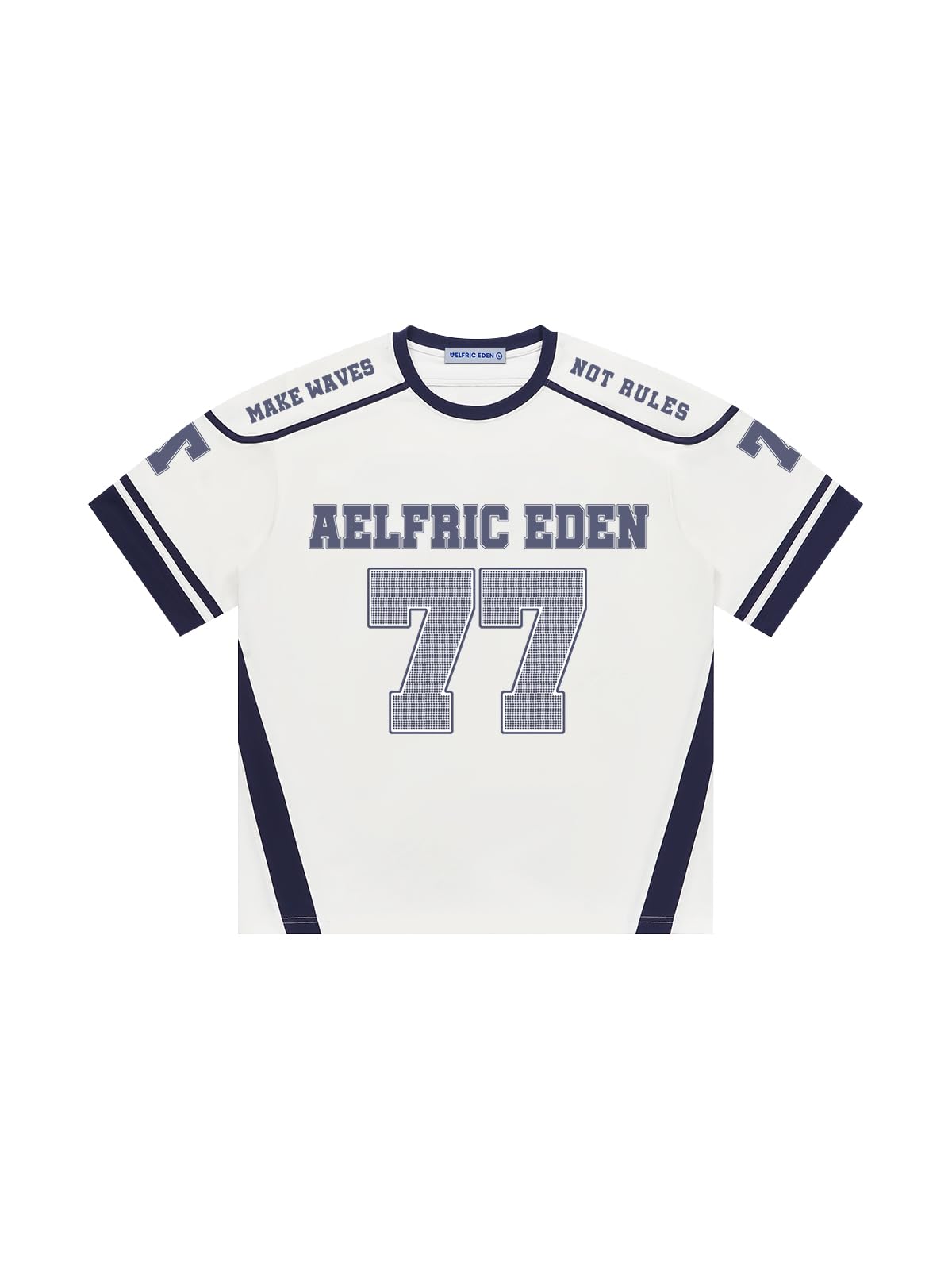 Aelfric Eden Maglietta unisex oversize da donna in cotone jersey vintage con stampa Y2K Streetwear T-shirt per l'estate