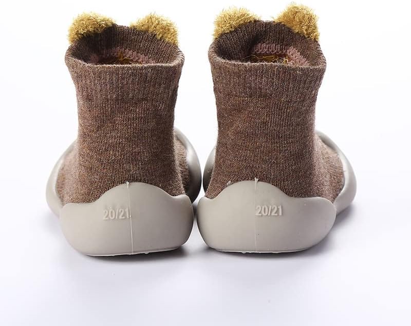 2 Pairs Baby Sock Shoes Toddler Infant Non Slip Soft Rubber Sole Slippers First Walking Shoes for Baby Boys Girls - Image 6