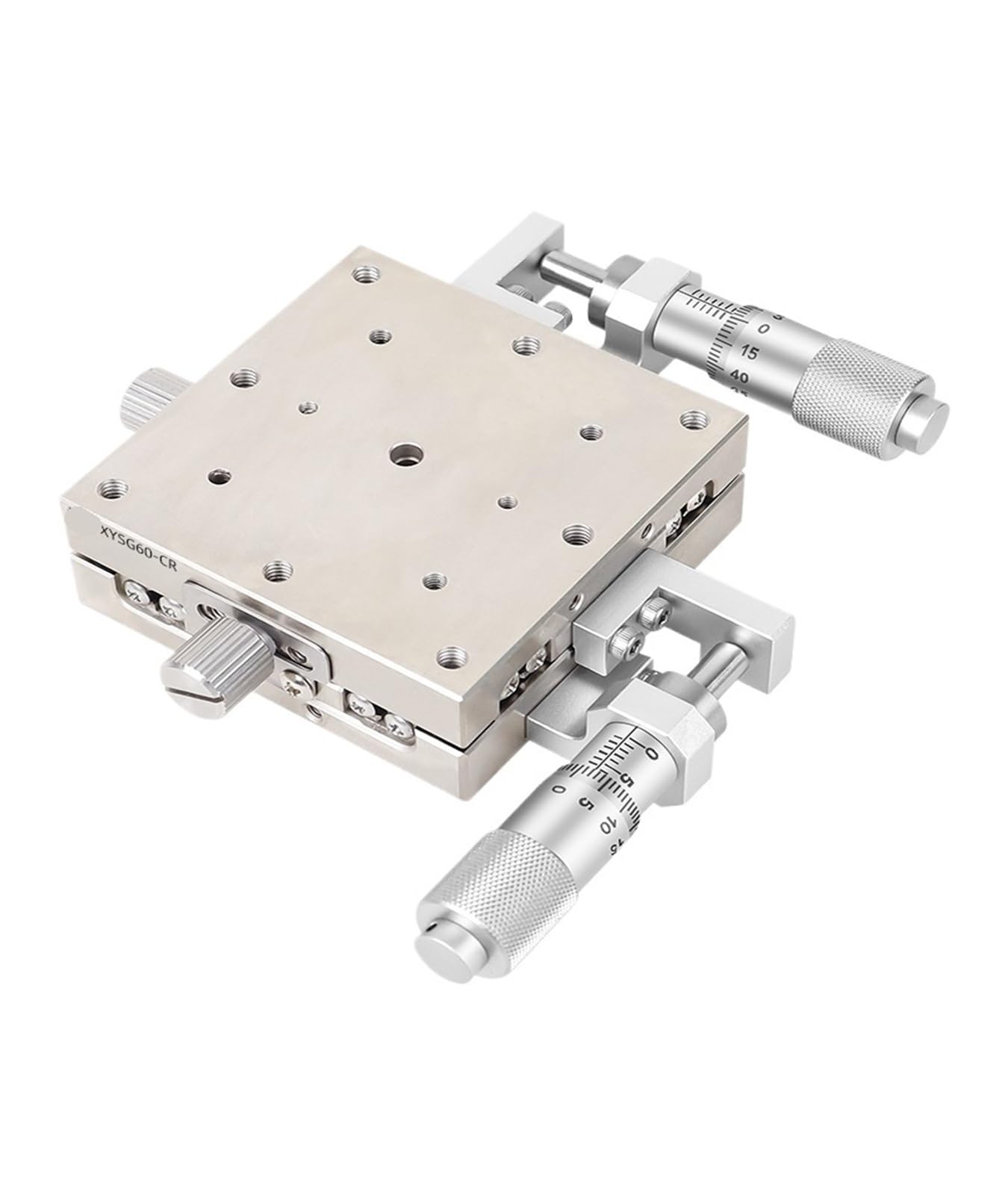 KGLHJDY Manual Fine-Adjustment Stainless Steel Slide Displacement Platforms XYSG40 60 80 100(XYSG100-A)