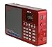 Tecsun ICR-110 4-in-1 Digital Portable AM/FM Radio + MP3 Player + Desktop/Laptop Computer USB Speaker + Digital Recorder, Color Red (English Version)