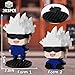 5 JJK Jujutsu Battle Figures Building Blocks Set, 2IN1 Sitting&Standing Cute Popular Spell Kaisen Characters Brick Micro Headz, Japanese Manga Merch Ideal Valentine's Day Gift for Adult Teen 961PCS