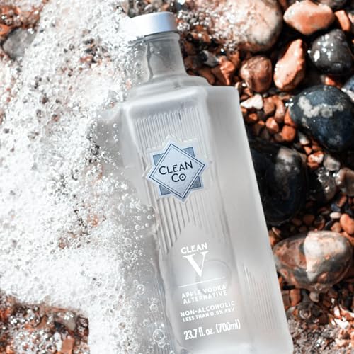 Clean Co Non-Alcoholic Vodka Alternative 700ml Bottle | Made in England | Premium Alcohol-Free Spirit | Sugar Free, Gluten Free Spirits