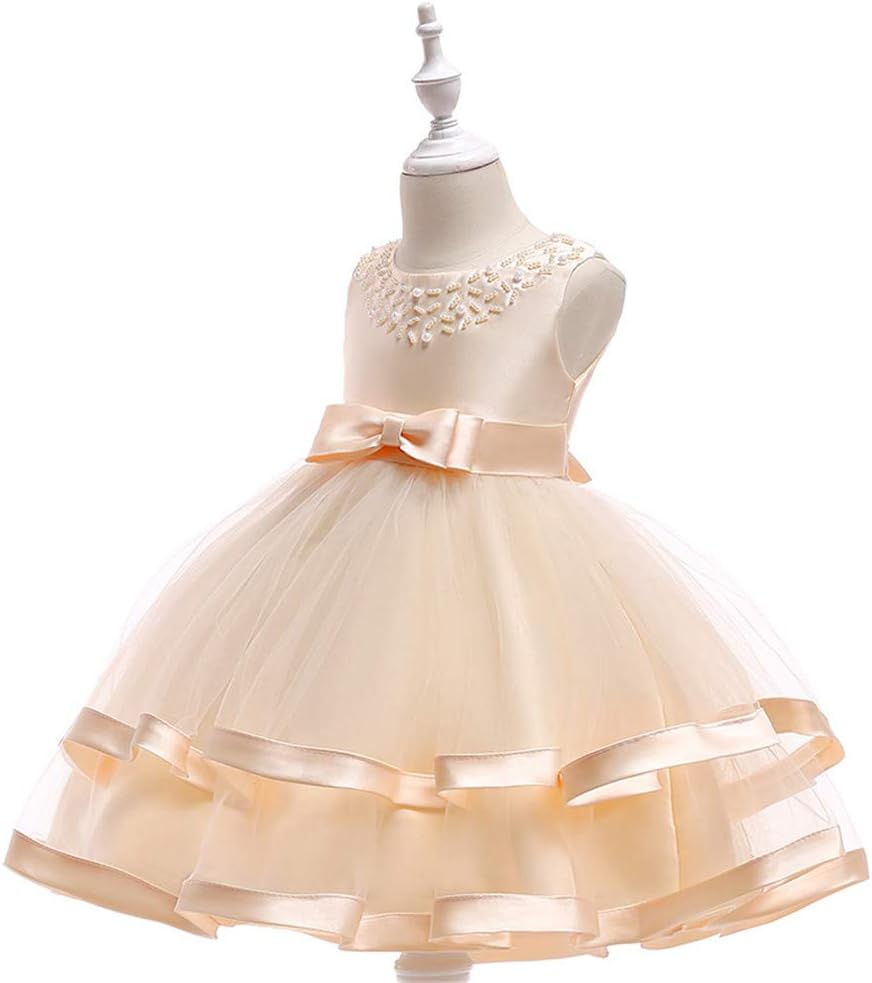 COMISARA 6M-9T Kids Pageant Flower Girl Dress Little Girls Party Wedding Formal Dresses