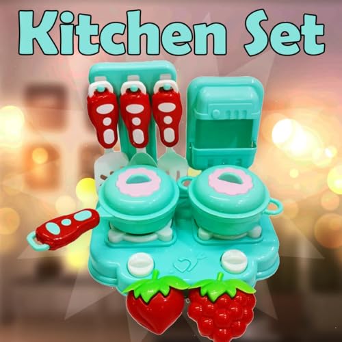 Image of ToyBharat Kitchen Set for Kids is a Multicolour Pretend Play Toy Made in India. Realistic, Safe, and Non-Toxic, it boosts Imagination, Motor Skills, and Role Play. Perfect Indoor Birthday Gift