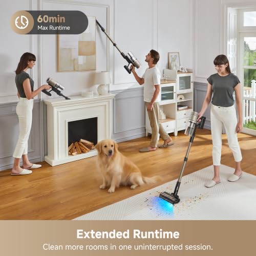 Image of DREAME R20 TangleX Cordless Stick Vacuum, Extendable Rod, Anti-Tangle Brush