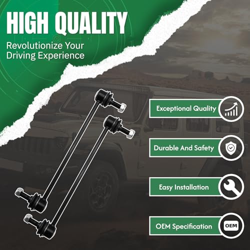 Torsiva 2PCS Front Stabilizer Sway Bar End Links for Buick 2012 2013 2014-2016 LaCrosse, 12-17 Regal, Fit for Cadillac 13-19 XTS, for Chevy 14-20 Impala, 13-15 Malibu, 16 Malibu Limited K750660 by Torsiva - Used condition - Image 3