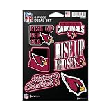 Rico Industries NFL Football Arizona Cardinals 6-Piece Decal Set
