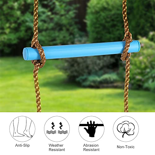 X XBEN Rainbow Rope Ladder for Kids, Climbing Hanging