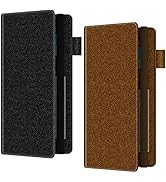 AATACAS 2 Pcs Checkbook Cover - Glitter Bling Leather Personal RFID Blocking Check Book Credit Ca...