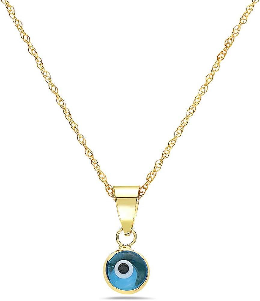Pori Jewelers 14K Solid Gold Evil Eye 