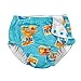 i play. Baby Boys' Snap Reusable Absorbent Swim Diaper, Aqua Surf Sunset, 12 Months