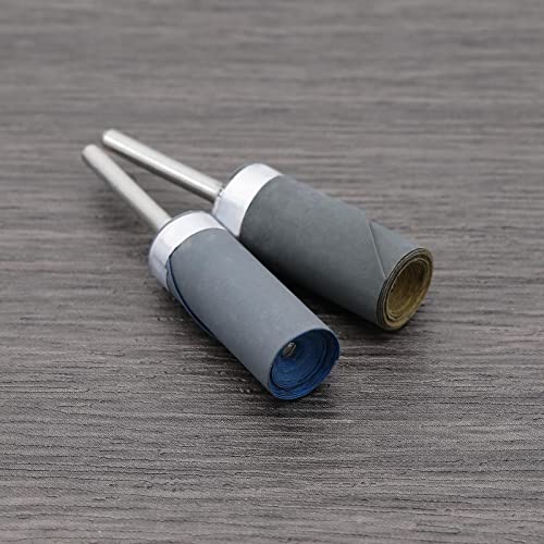 SG Store 10 Stück Schleifpapier Schleifkopf Schleifpapier Stab Schleifbänder Hülsen Schleifrad Holzbearbeitung Polierwerkzeug 320-3000 Körnung