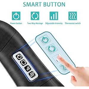 AERLANG Shiatsu Back and Neck Massager, Back Massager Deep Tissue Kneading Massager Neck and Shoulder Massager with Heat, Electric 4D Massage Pillow Fathers Day Dad Gifts from Daughter(NOT Cordless) AERLANG Shiatsu Back and Neck Massager Back Massager Deep Tissue Kneading Massager Neck and Shoulder Massager with Heat Electric 4D Massage Pillow Fathers Day Dad Gifts from DaughterNOT Cordless