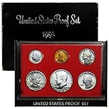 USA 1980 6 Six Coin Proof Set - Comes in Original United States Mint Packaging - Durable Case