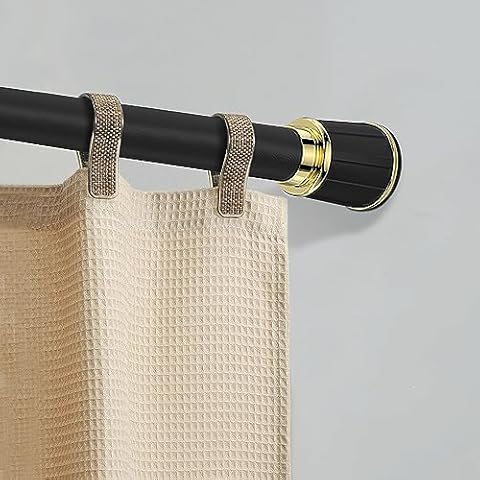 Room Divider Tension Curtain Rod Heavy Duty Curtain Rod No Drilling L Cover