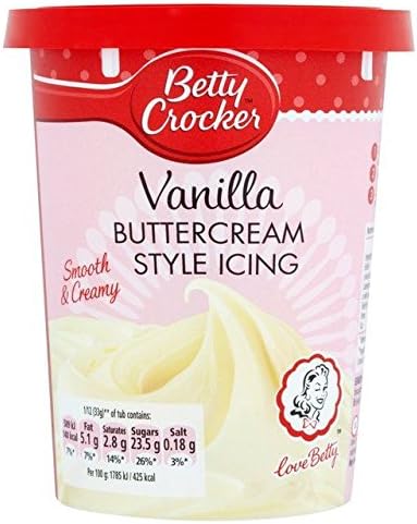 Betty Crocker Ready Spread Vanilla Buttercream Icing 400g