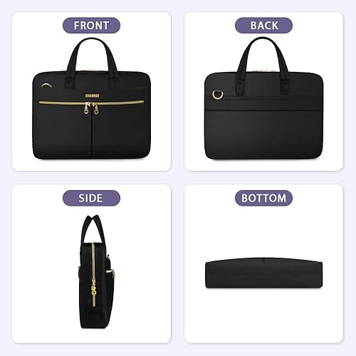 Miniatura 5 de Ferkurn Funda para laptop de 17 pulgadas para mujeres y hombres, bolsa de computadora para HP Envy Pavilion OmenLG GramMSIDell XPSThinkpadASUS TUF