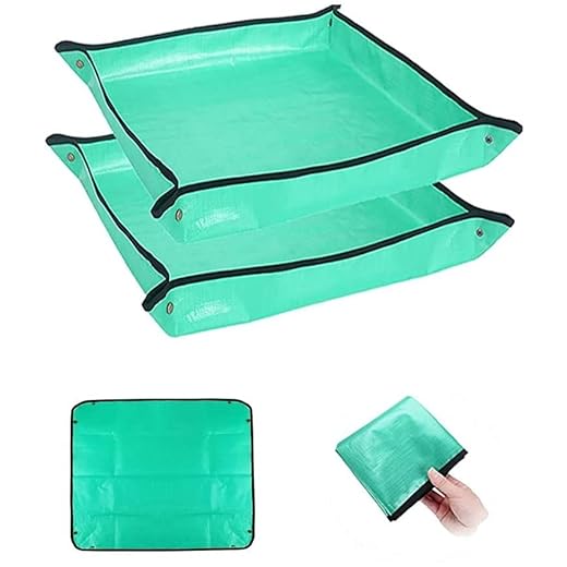 Zelsius Growzelt "MyHomeGrow" Grow tent | Indoor Growbox | schwarz grün | Growroom Growschrank Darkroom Pflanzenzelt Gewächshaus Zuchtzelt (40 x 40 x 120 cm) 11 BIUWING 2 Stück 68,1 x 68,1 cm Pflanzen-Umtopfmatte, wasserdichte Umtopfmatte, für den Innenbereich, Sukkulenten, tragbare Gartenarbeit, Bodenwechsel- und Bewässerungsmatte, quadratisch und faltbar