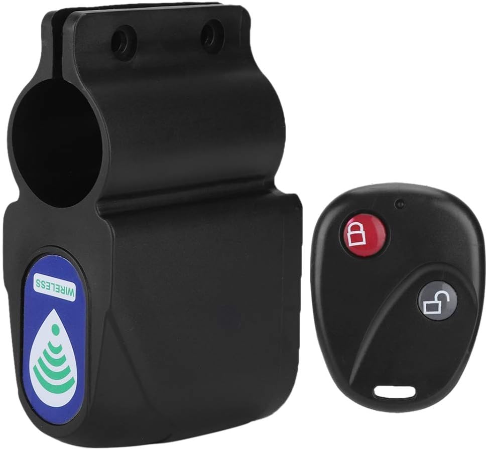 Anti-Theft Bike Lock,Universal Wireless Alarm Cycling Security Lock with Remote Control, Used in Outdoor,Fore-Bike