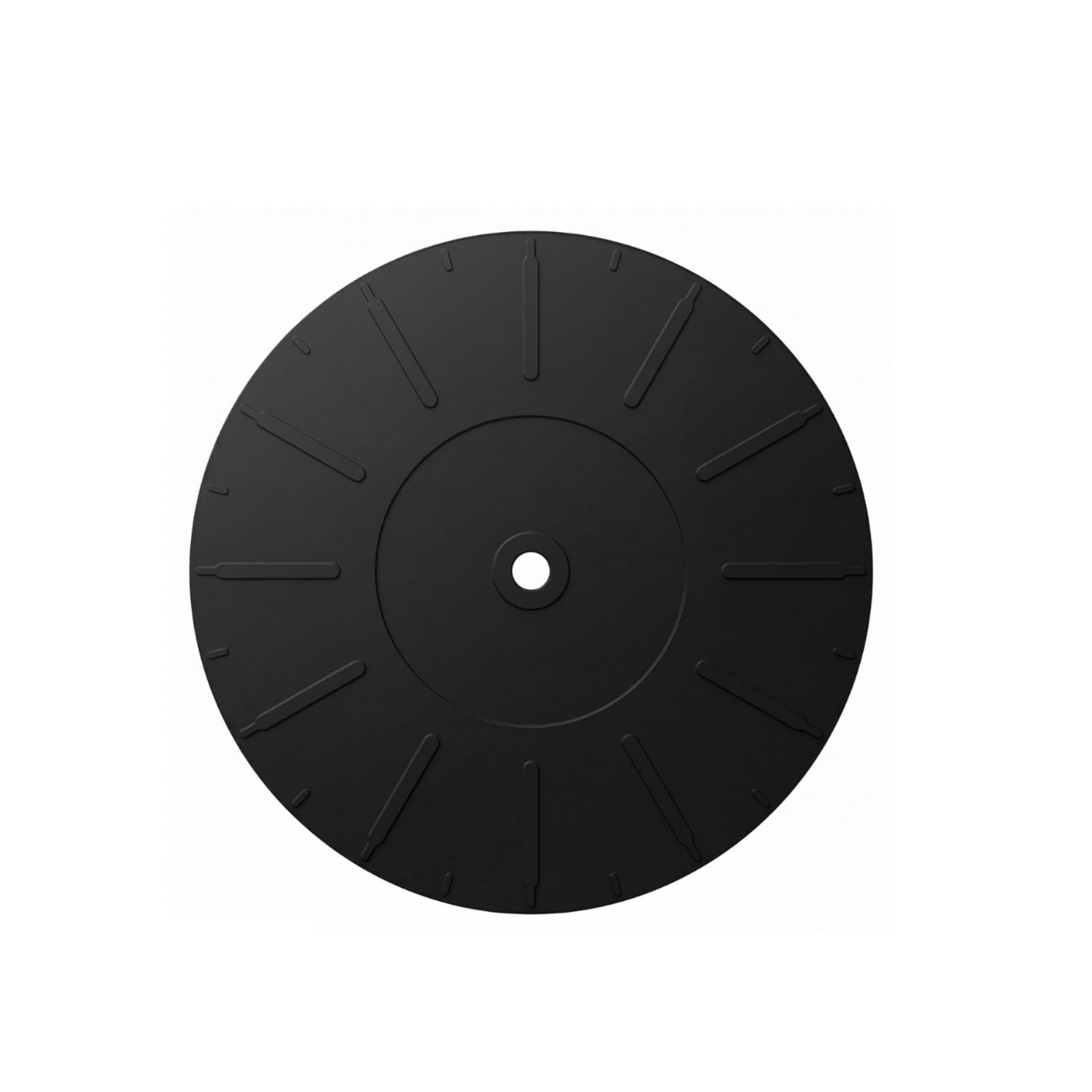Plattenteller Matte Plattenspielerunterlage Vinylmatte Slipmat mit Besserer Stabilität Und Reinigung Leicht aus für 7 Zoll Plattenspieler Studio Wohnzimmer