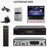 [ Bardzo dobry test, Note 1.2 *] Dziesięciolny odbiornik satelitarny HX 2200 + kabel HDMI, z funkcją nagrywania, obsługa HD, Full HD, cyfrowy odbiornik satelitarny do anteny satelitarnej, telewizji