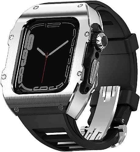 Évitez les rayures grâce au boîtier de montre Rm en acier inoxydable pour Apple Watch 49 mm
