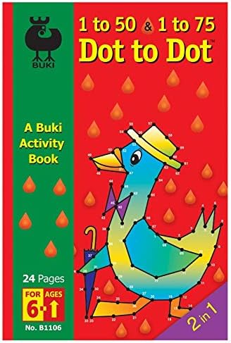 Buki 1-50 & 1-75 Dot to Dot Activity Book
