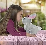 CLUB PETZ Betsy Hase | Interaktive Tierplüsch, die hoppelt und bewegt ihre Ohren, für Vielspass | Spielzeug, Plüsh für Mädchen und Jungen ab 18 Monaten