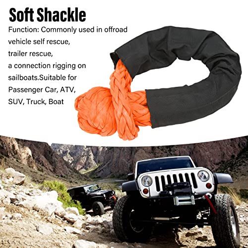 Manilha macia de recuperação, 2 peças de tecido Oxford 1,4 cm 35 toneladas de corda leve para caminh