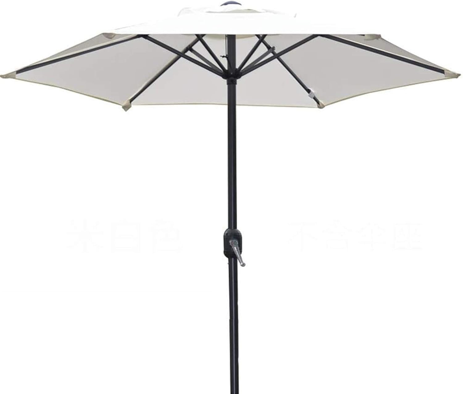 Parasol de patio de 2m para meriendas en el jardín y tardes de piscina 4