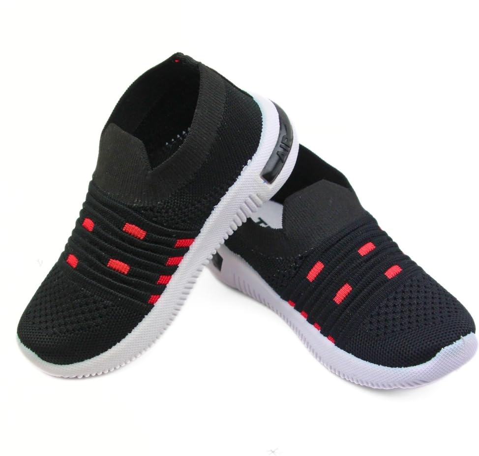 Neska Moda 2.5 to 3 Years Boys & Girls Mesh Slip-On Shoes (Black)-BT3378 (B0D9MCH1FW) Amazon Price History, Amazon Price Tracker