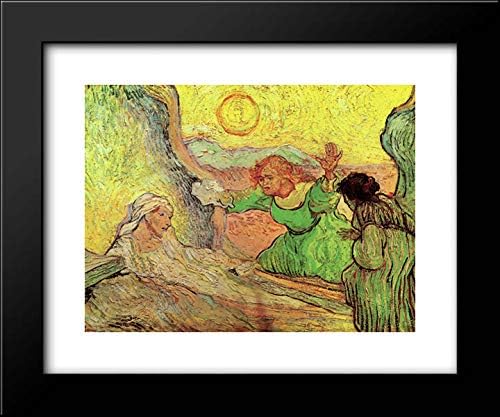 The Raising Of Lazarus After Rembrandt 18x15 Framed Art Print by Vincent van Gogh