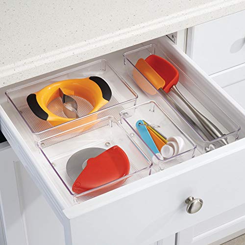 Organizador De Gavetas Gde 6x30 Interdesign Transparente