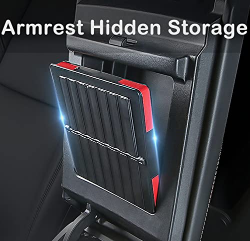 Evmods 5Pcs Tesla Model Y Center Console Storage Accessories Organizer Tray Package Fit Model Y 2021 2022 2023 Under Seat Organizer Tray Upgraded #TOP6